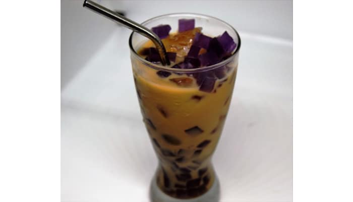 Earl Grey Milk Tea with Lavender Jelly - Bakels Philippines