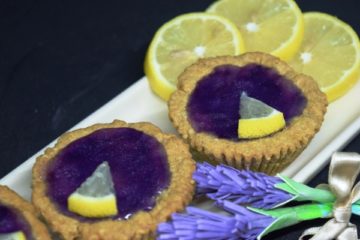 Lemon Lavender Cookie Cups
